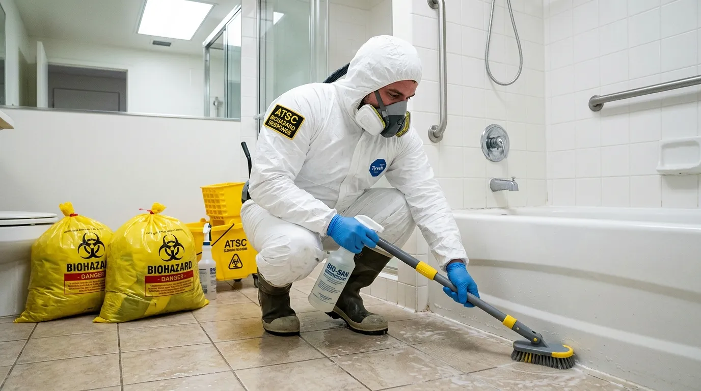 Decontamination equipment deployed for Blood Cleanup in Fordham